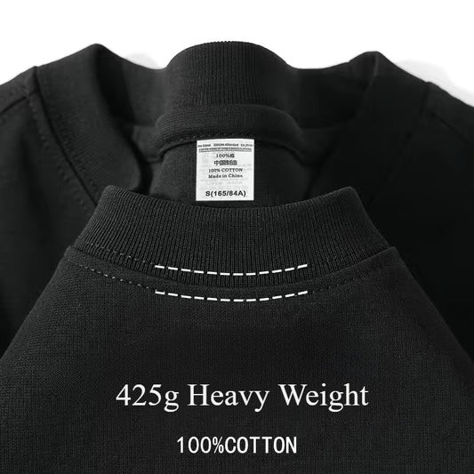 Heavy Weight Men T Shirt Cotton Half Sleeve Breathable Round Neck Basic Tops Men Summer T-Shirt, Quality Comfort Fit