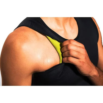 Men Training T Shirts Sauna Effect Sports Vest Exercise Tops Fitness Clothes Slimming Weight Loss Sportswear