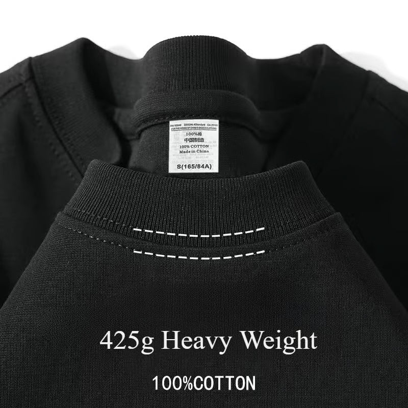 Heavy Weight Men T Shirt Cotton Half Sleeve Breathable Round Neck Basic Tops Men Summer T-Shirt, Quality Comfort Fit