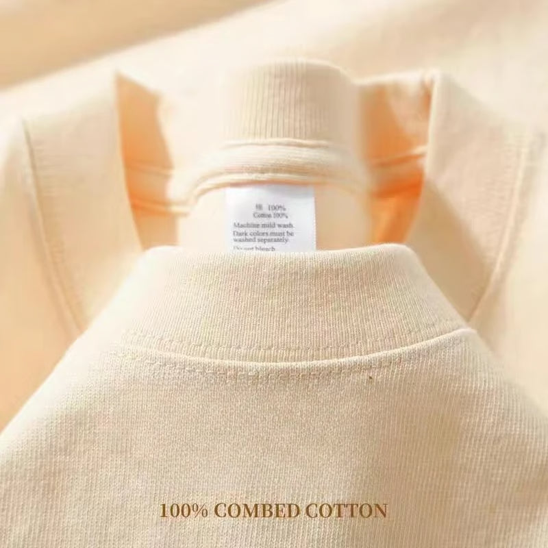 Heavy Weight Men T Shirt Cotton Half Sleeve Breathable Round Neck Basic Tops Men Summer T-Shirt, Quality Comfort Fit