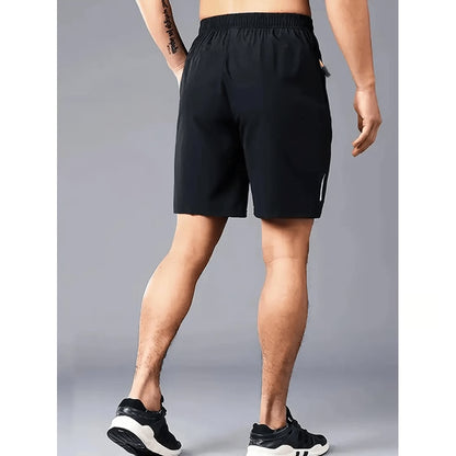AeroFlex Breathable Sports Shorts for Men Comfortable Elastic Waist Activewear