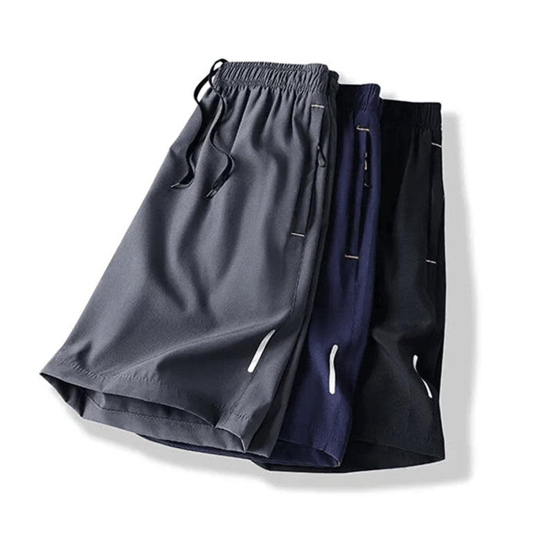 AeroFlex Breathable Sports Shorts for Men Comfortable Elastic Waist Activewear